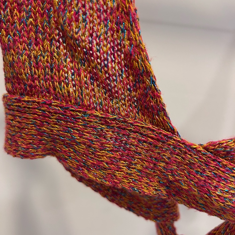Multicolor Knit Halter Top - Picture 3 of 5